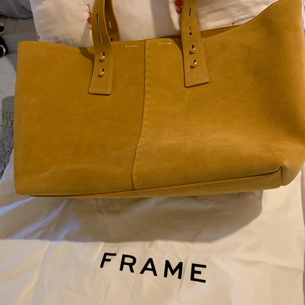 Frame Suede Tote-Large
